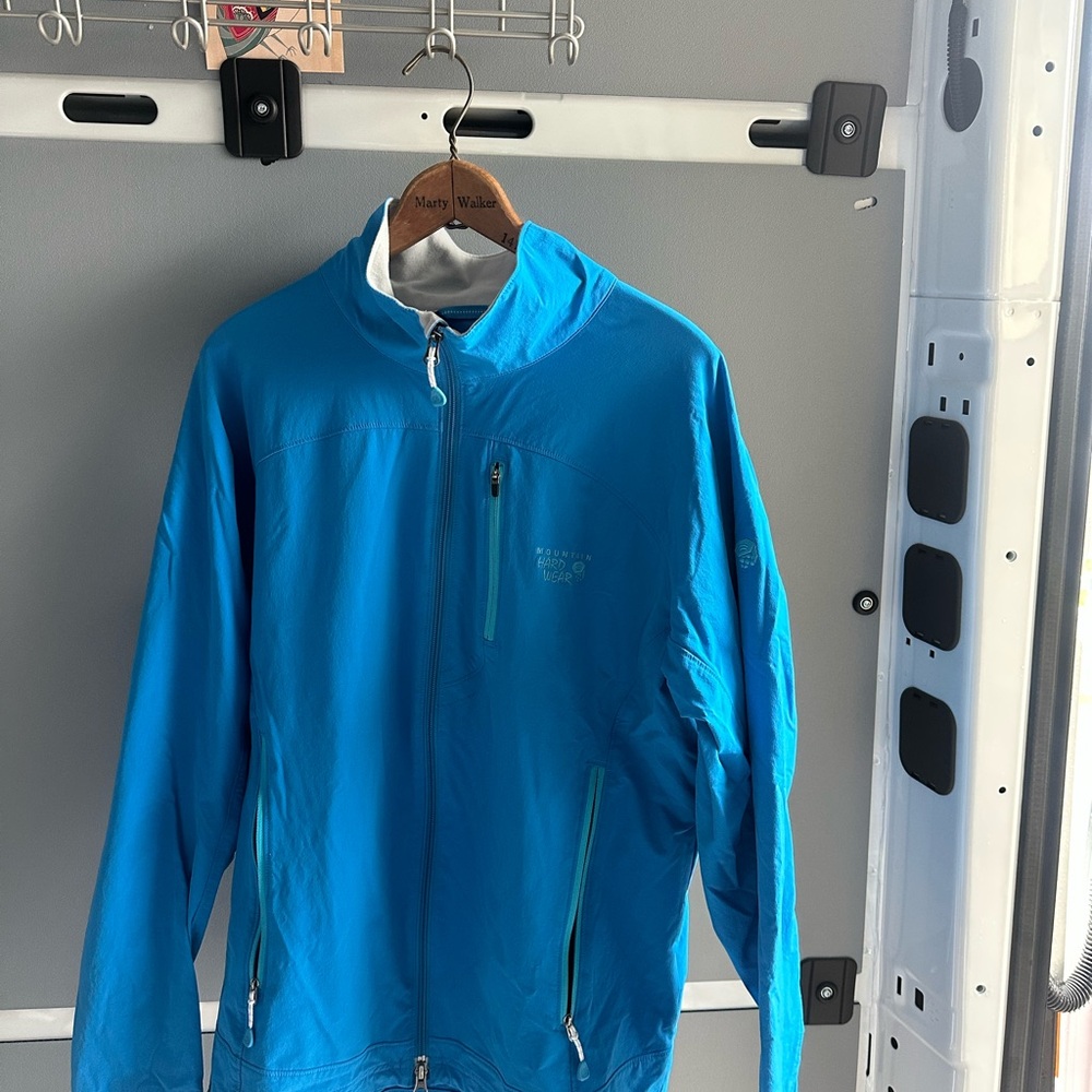Mountain Hardwear Vibrant Blue Lightweight Softshell Jacket